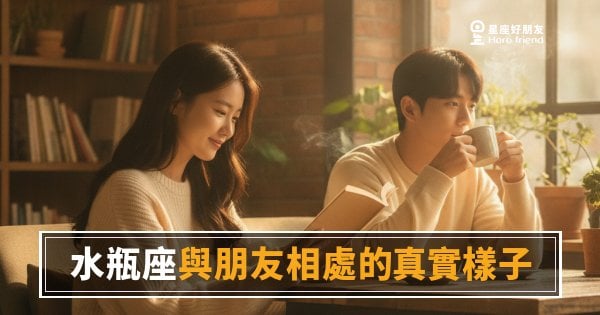 水瓶座與朋友相處的6種真實樣子｜親近他，其實有一套隱形規則