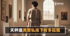 天秤座私底下有多孤獨？他們笑著陪所有人，卻沒有人陪他們｜那個永遠在場的人，其實最常一個人待著