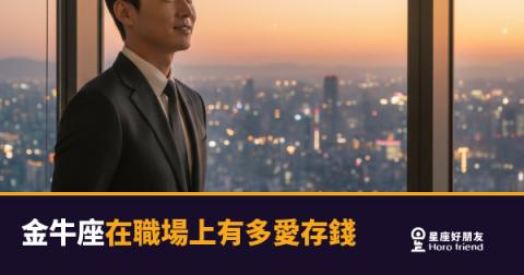 金牛座在職場上有多愛存錢的5種反應｜薪水一入帳，他的計算機就開了