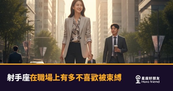 射手座在職場上到底有多不喜歡被束縛？｜那不是任性，是他們認真工作的方式