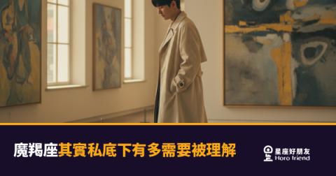魔羯座私底下有多需要被理解？｜那道牆背後的人，比你想像的更渴望被看穿