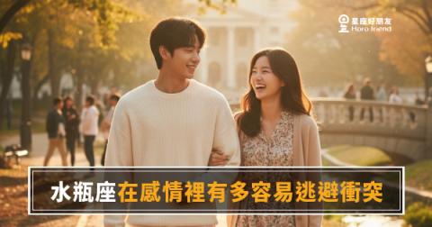 水瓶座在感情裡逃避衝突的5種反應｜每一種都有它自己的邏輯